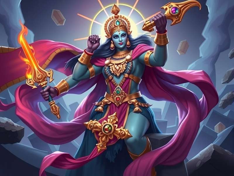 Durga S Mystic Conquest Game Banner